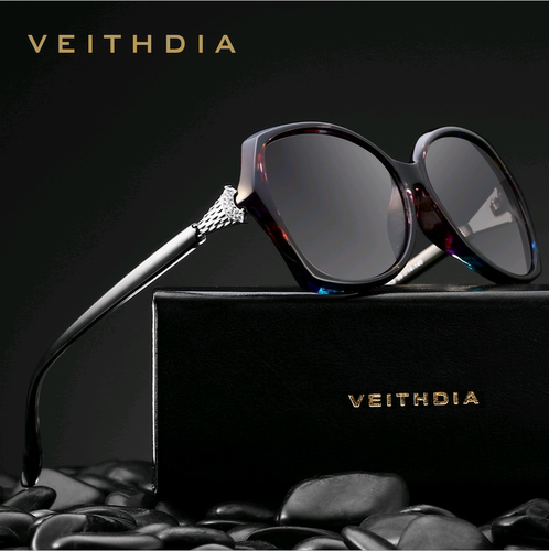 Veithdia偏光太阳镜大框潮女时尚