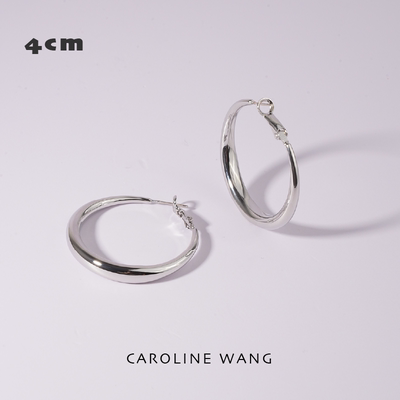 法式大耳环时尚大气cleanfit