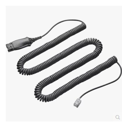 Plantronics缤特力 话务耳机QD连接线 电话耳麦HIS线  耳机线