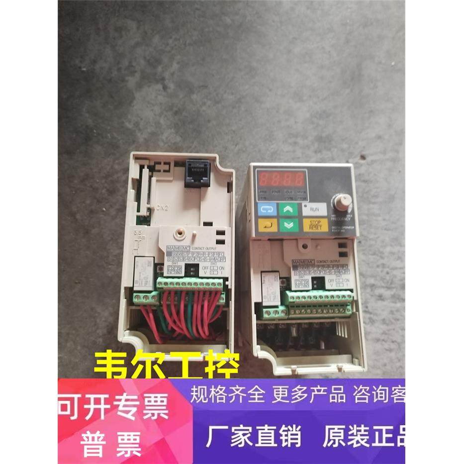 3G3MV-AB004欧姆龙变频器0.4KW 220V 原装拆机 功能正常