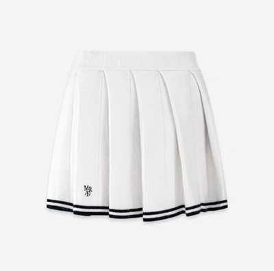 Mardi法式学院风针织刺绣LOGO半身裙女25秋季新款设计感气质裙子