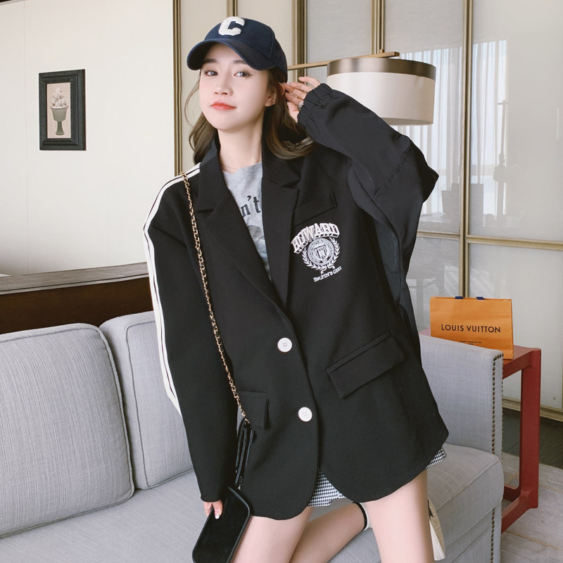 【秋装现货】黑色西装外套女ZB255-2302-P125控178，女装西装，浙宝288（原255）