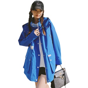 【现货】2022秋装新款克莱茵蓝工装风衣255-2226-P145控198图片