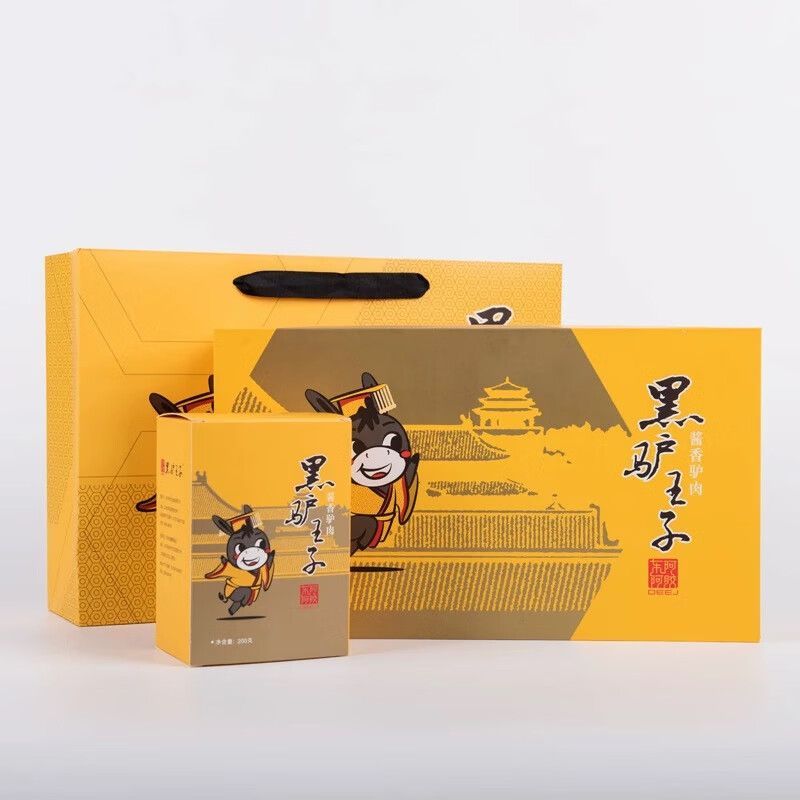 东阿阿胶酱香驴肉礼盒600克
