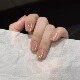 高级感气质显白假指甲片 美甲穿戴甲短款 2026新款 裸色冰透猫眼法式