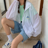 @中性外景刺绣防晒衣服圈圈夏季超薄连帽夹克外套JK15-特P35控48，男装夹克，星座216(原A116)