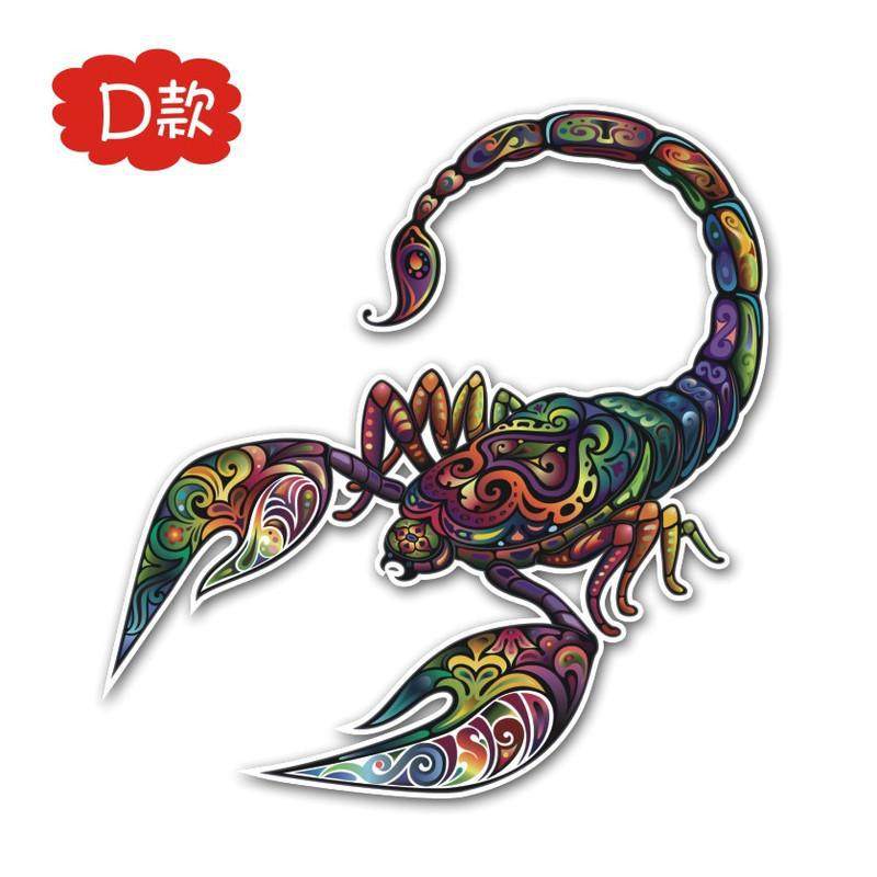 网红彩喷动物 猫 蝎子 大象 壁虎 潮牌车贴 遮挡划痕汽车贴纸,汽车用品/电子/清洗/改装,汽车装饰贴/反光贴,淘宝优惠券,粉丝福利购,淘宝优惠卷