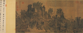 李唐江山小景图凝晖阁高清微喷