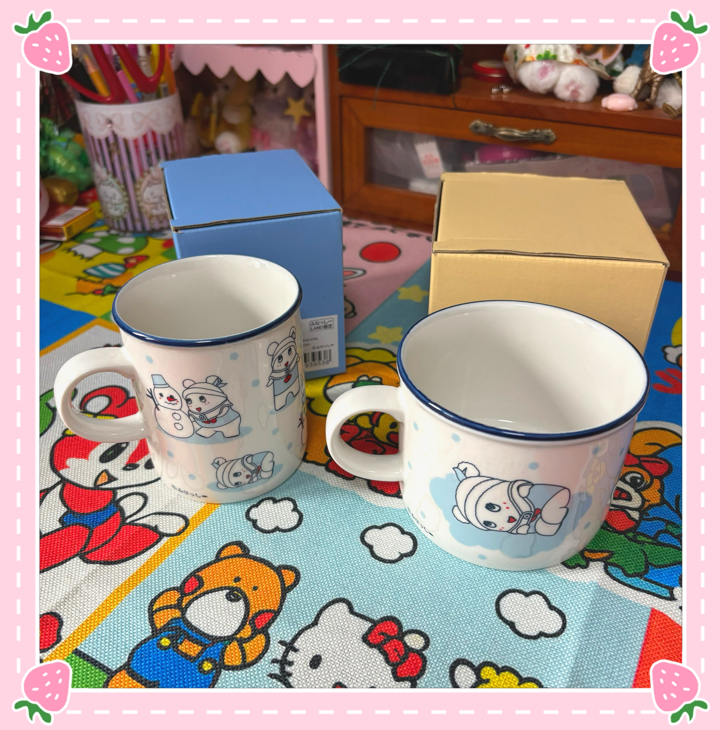 【小衣橱杂货铺】日本带回中古限定船梨精陶瓷杯水杯