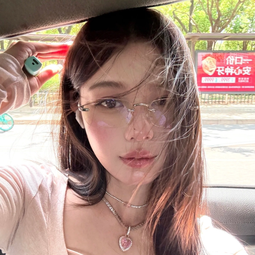 韩版潮素颜金丝小框眼镜女配近视