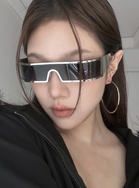 欧美ins窄框甜酷辣妹太阳眼镜女