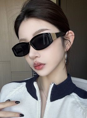 复古高级网感猫眼墨镜方圆脸显瘦