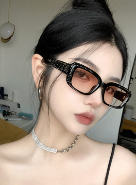 gm流星黑框渐变粉防UVA/UVB墨镜