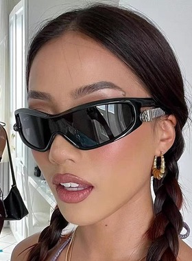 欧美辣妹风机械腿女户外太阳眼镜