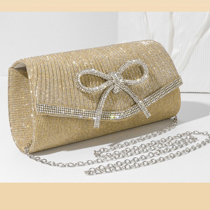 2025新款钻石晚宴包精致高级感手提包配礼服的手拿包宴会手拎包