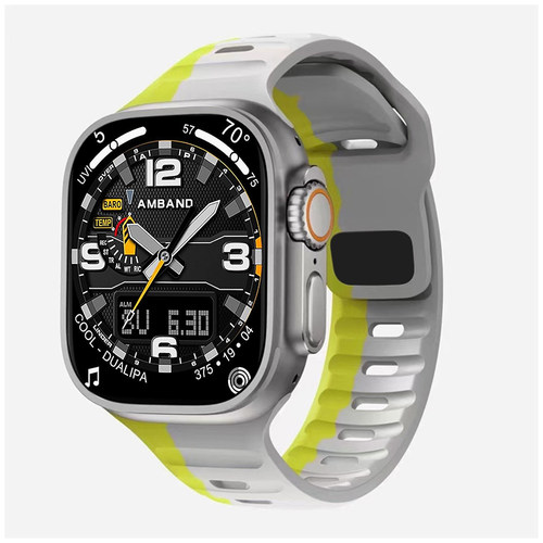 适用iwatch表带ultra2硅胶高级感