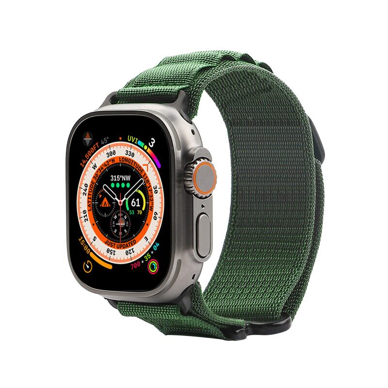 适用iwatch表带高山回环式苹果手表se表带applewatch8尼龙ultra运动8代7/6/5/4男女海洋硅胶41创意45mm/44/49