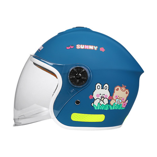 新国标3c认证儿童头盔男女小孩宝宝电动摩托车安全帽半盔四季通用