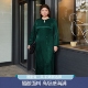 美丽客栈原创高端大码 女装 胖mm200斤加肥加大缎面醋酸春秋连衣裙
