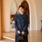 美丽客栈高端大码 国风漂亮上衣设计感小众衬衫 女装 胖mm显瘦新中式