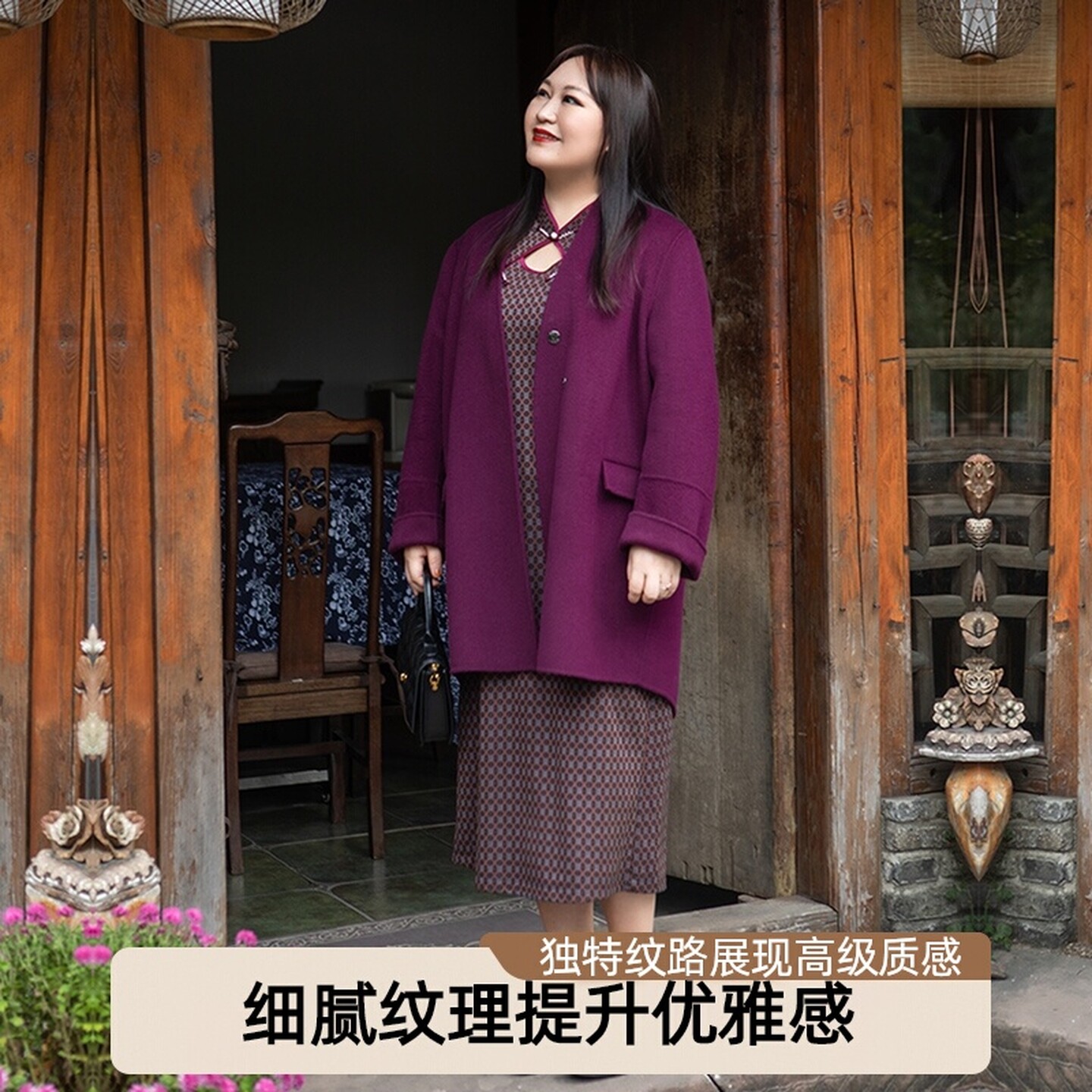 春装2026年新款改良旗袍连衣裙女知性优雅大码女装胖mm巨显瘦遮肉