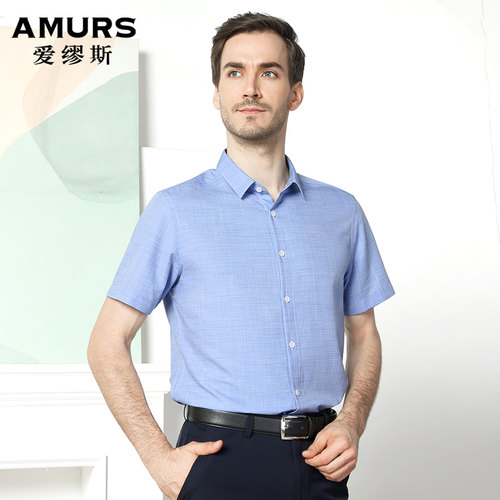 Amurs/爱缪斯夏季短袖衬衫