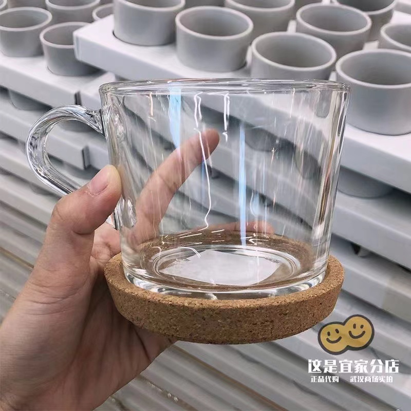 宜家正品隔热垫软木锅垫杯垫碗垫家用防烫垫餐具隔热防滑桌垫圆形