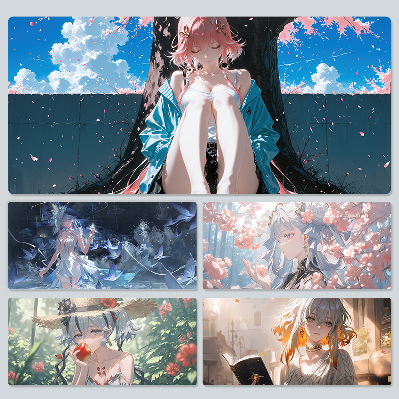 鸣潮鼠标垫动漫二次元桌垫滑鼠垫