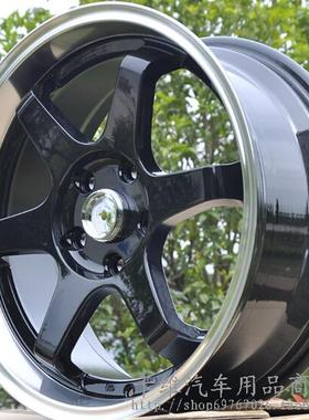 适用于mini宏光12/13/14/15/16/17/18/19寸抛边爆龟TE37改装轮毂