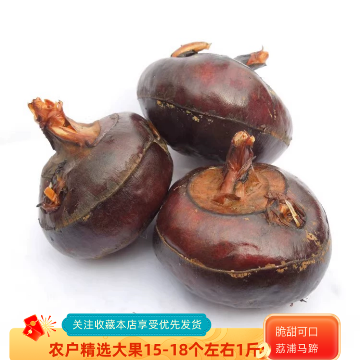 农家自种荔浦新鲜马蹄荸荠大果