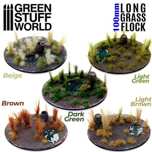 夜之工坊 GreenStuffWorld 高草 100mm 植物场景制作