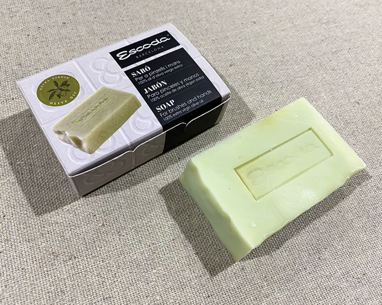 西班牙笔皇 洗笔皂 Escoda 高级橄榄油洗笔肥皂 中性B100
