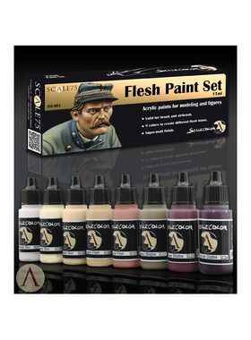 Scale75 SSE-003 FLESH Paint Set 肤色套装  8瓶17ML