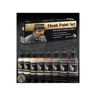Scale75 SSE-003 FLESH Paint Set 肤色套装  8瓶17ML