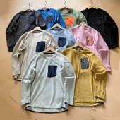 阳离子棉感提花抓绒衣圆领长袖 户外巴风塔家 patag 保暖速干卫衣