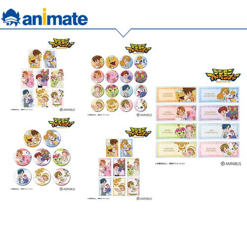 【现货】数码宝贝 25周年 集换式亚克力名牌卡片徽章生写盒蛋周边