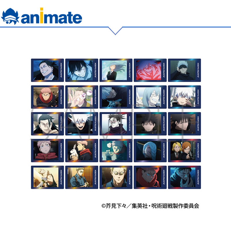 animate咒术回战拍立得相卡盒蛋