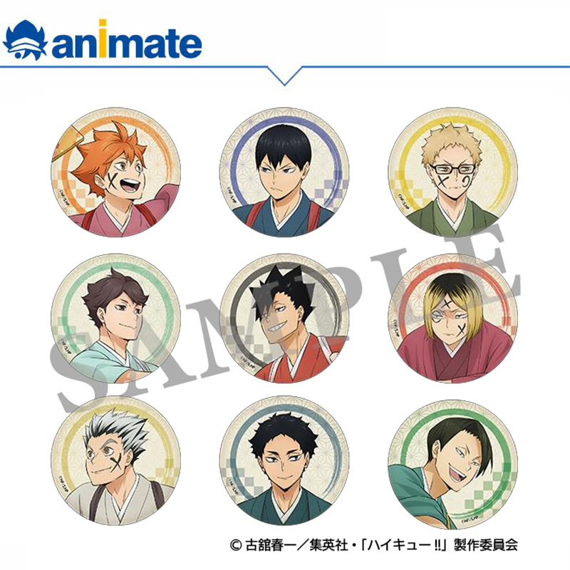 【预约】排球少年 新春之顶 徽章盒蛋 animate正版授权