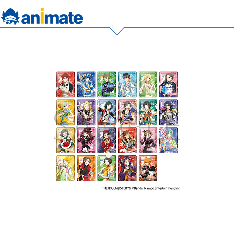 【现货】偶像大师 原作版 SideM 霓虹卡片盒蛋 B BOX animate正版
