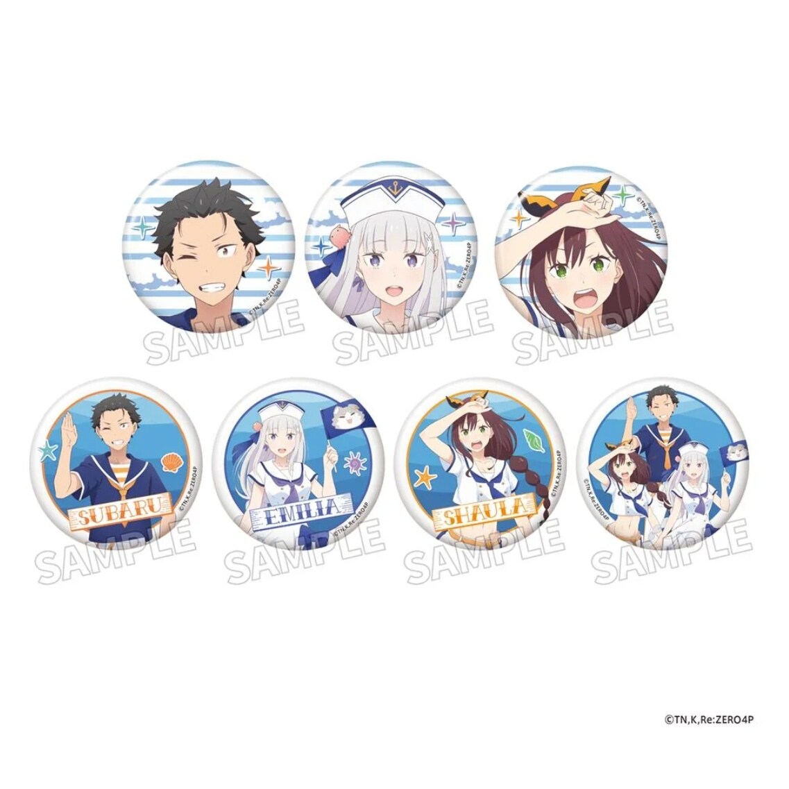 【现货】Re：从零开始的异世界生活 盲盒徽章立牌文件夹 水手服图片