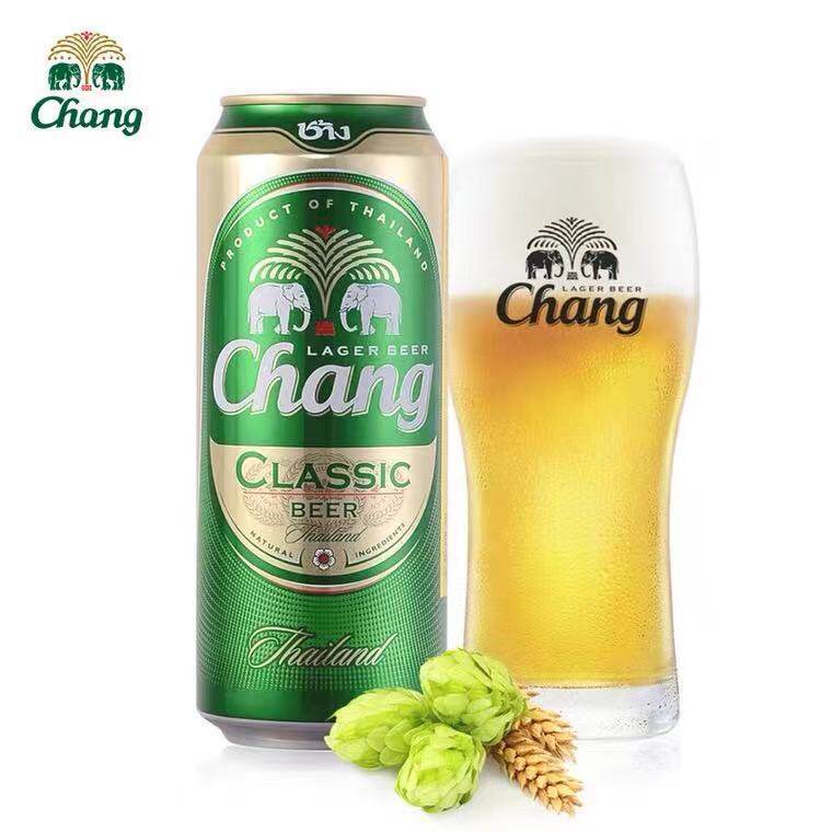 泰国进口啤酒 Chang beer泰象牌啤酒500ml*24罐/箱包邮 大象啤酒