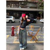 条纹背心针织外套两件套2026春季 新款 休闲减龄开衫 荒荒家 套装 女