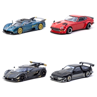 TW 1:64 帕加尼Huayra R Turquoise Carbon Fiber 2025美国展会版