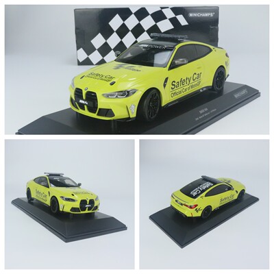 【现货】MINICHAMPS 1:18 宝马 M4 赛事安全车 封闭 静态合金模型