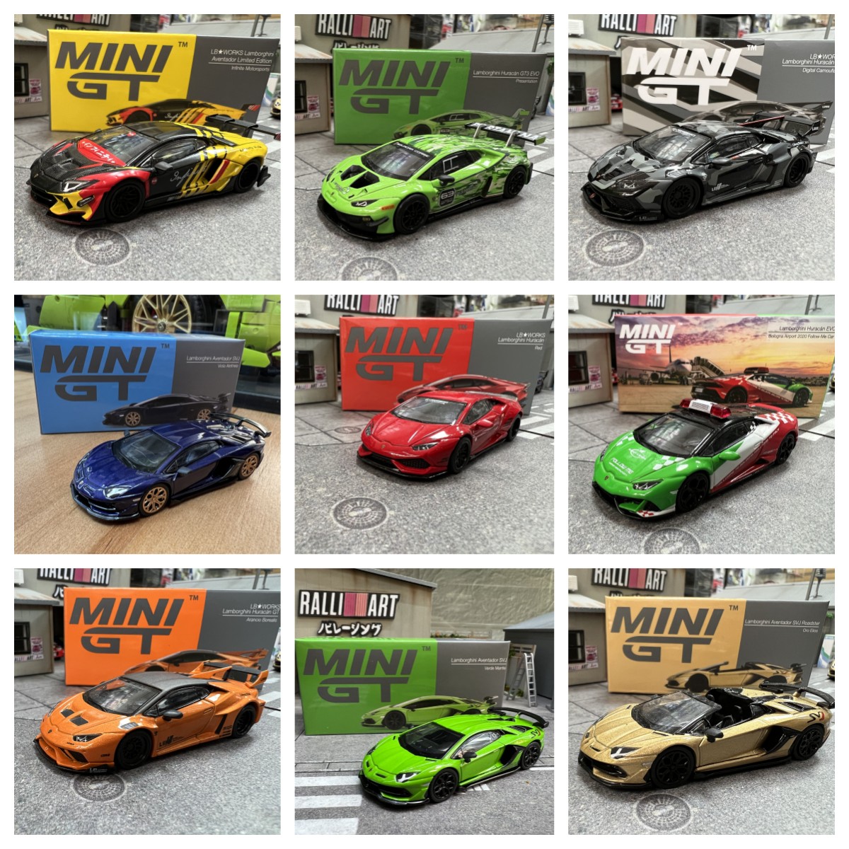 现货 MINIGT1:64 兰博基尼 合集 埃尔文塔 SVJ GT EVO 合金车模型 模玩/动漫/周边/娃圈三坑/桌游 火车/摩托/汽车模型 原图主图