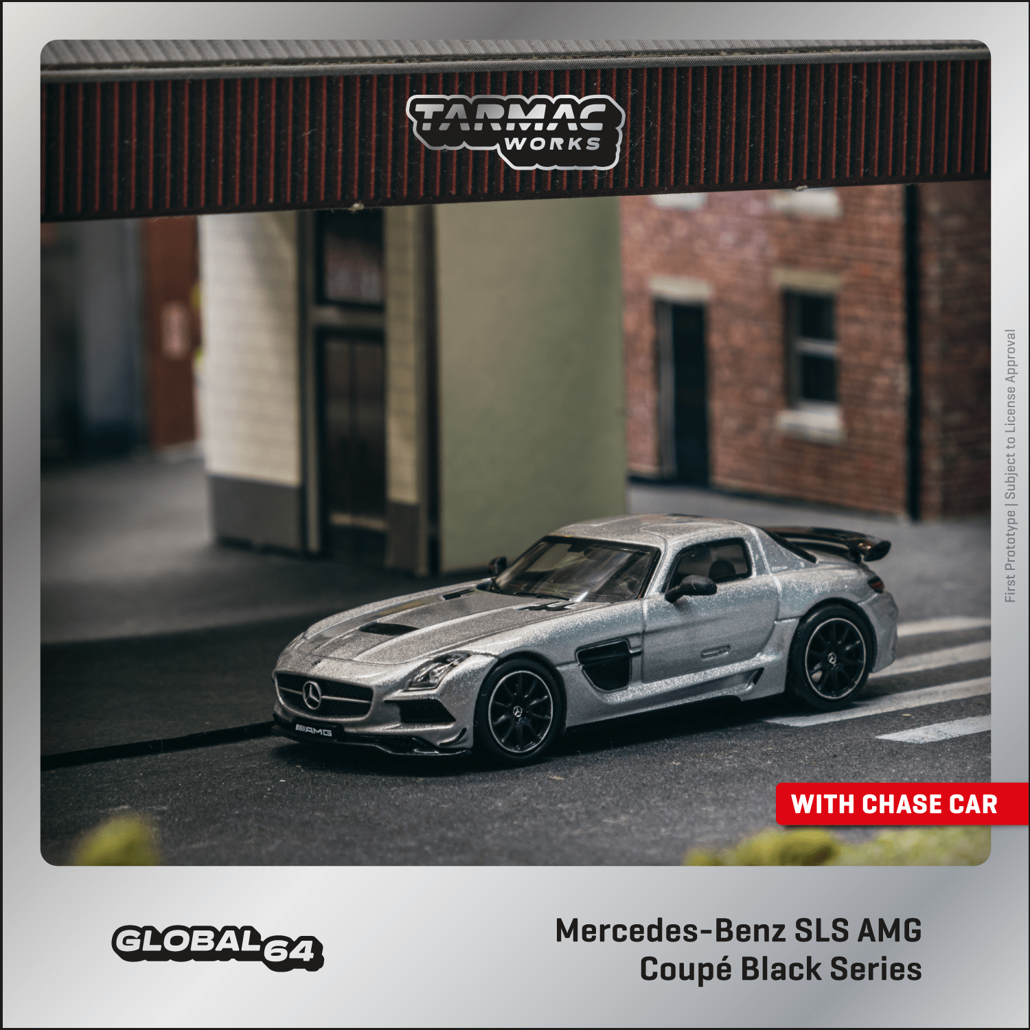 【超梦】Tarmac Works 1:64奔驰 SLS AMG Coupé仿真合金车模型