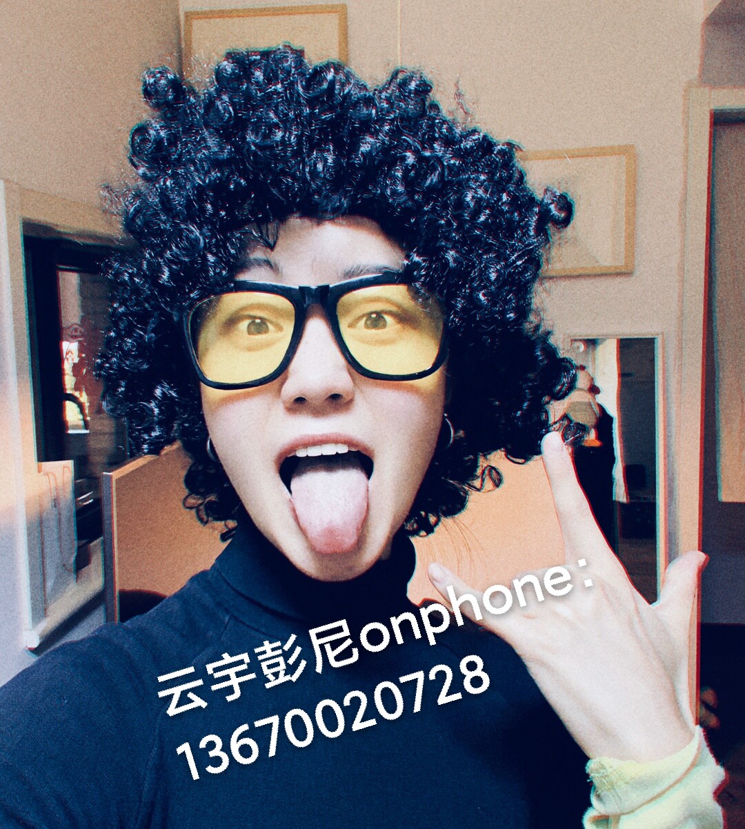 超蓬松卓别林爆炸头假发男女儿童搞怪舞台复活节日道具摇滚假发套
