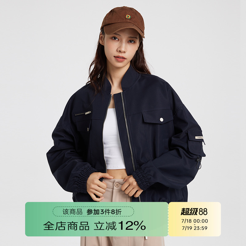 RAPPEYE立领贴袋飞行夹克
