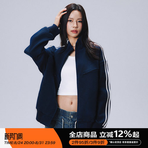 RAPPEYE拉链卫衣RAPP分割双杠