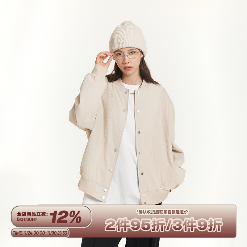 RAPPEYE春秋宽松休闲飞行夹克